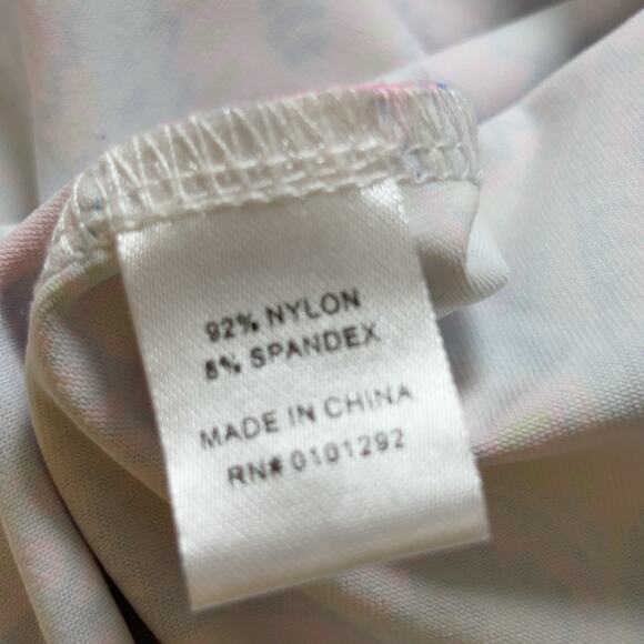 Lulu B Dress 1/4 Zip Dress Womens 1X Bright Paisley Resort Beach Cruise Colorful - Picture 8 of 8